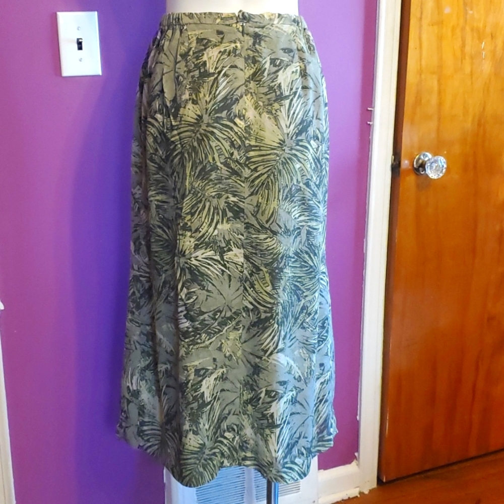 Tropical Print Skirt